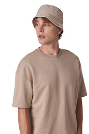 Vintage Washed Organic Cotton Bucket Hat – 280 g/m² | KP223