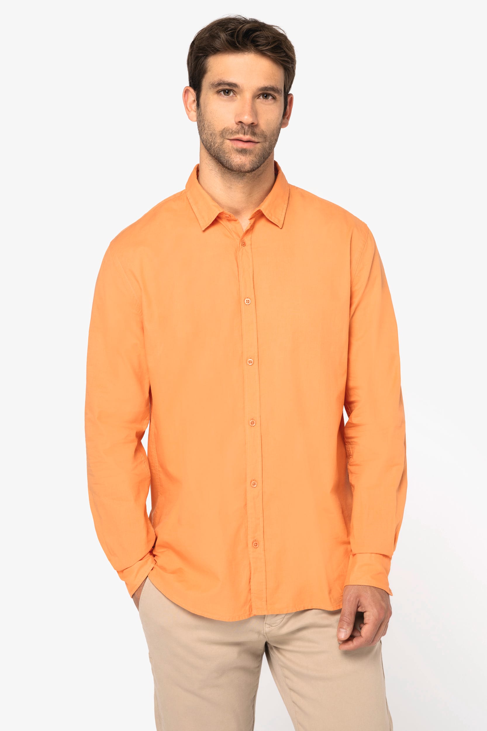 Organic Cotton Poplin Shirt for Men | SP506IC