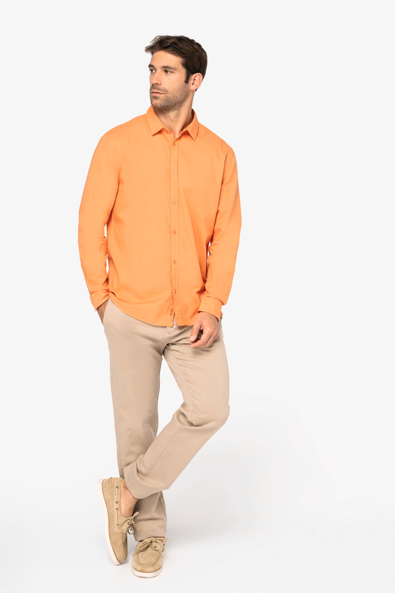 Organic Cotton Poplin Shirt for Men | SP506IC