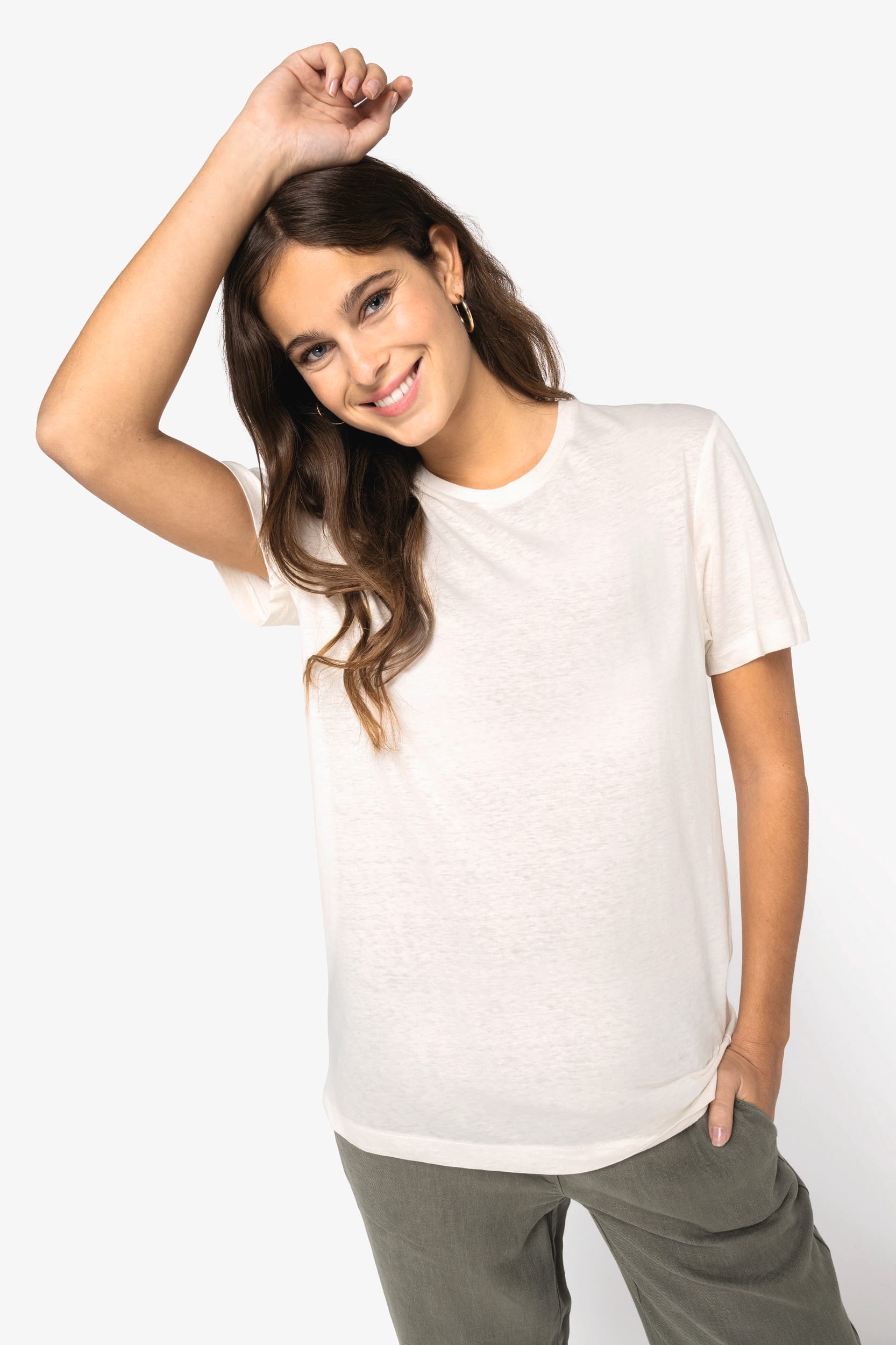 T-shirt unisexe en coton biologique et lin – 150 g/m² | SP325