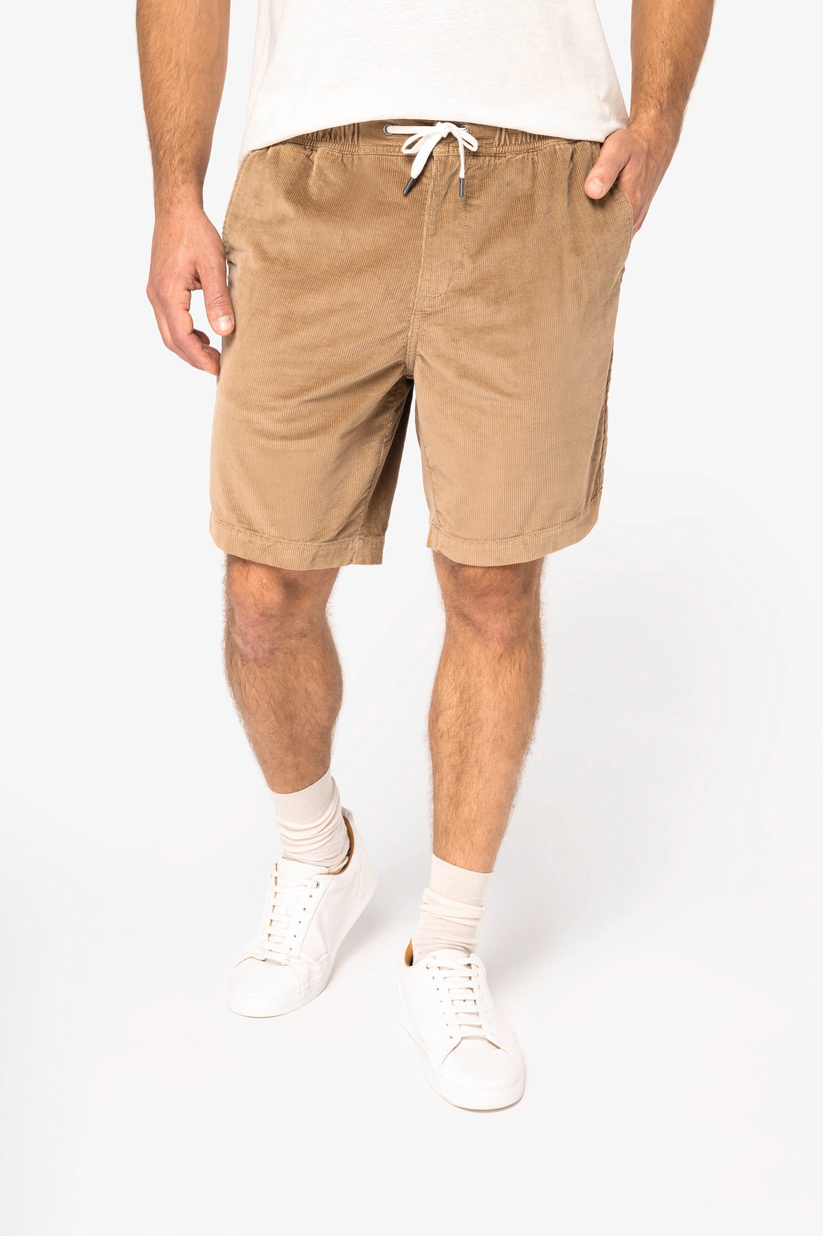 Spasso SP742 - Milieuvriendelijke Heren Korte Broek van Corduroy