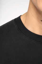 T-shirt en coton biologique lavé pour homme Oversized - 230 g/m – NS326