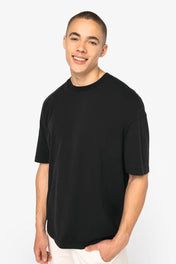 T-shirt en coton biologique lavé pour homme Oversized - 230 g/m – NS326