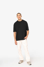 T-shirt en coton biologique lavé pour homme Oversized - 230 g/m – NS326