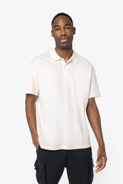Men’s Organic Piqué Polo with Dropped Shoulders – 220 g/m² – NS204