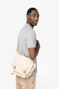 Messenger-Tasche in verwaschener Optik aus Bio-Baumwoll-Canvas | NS140