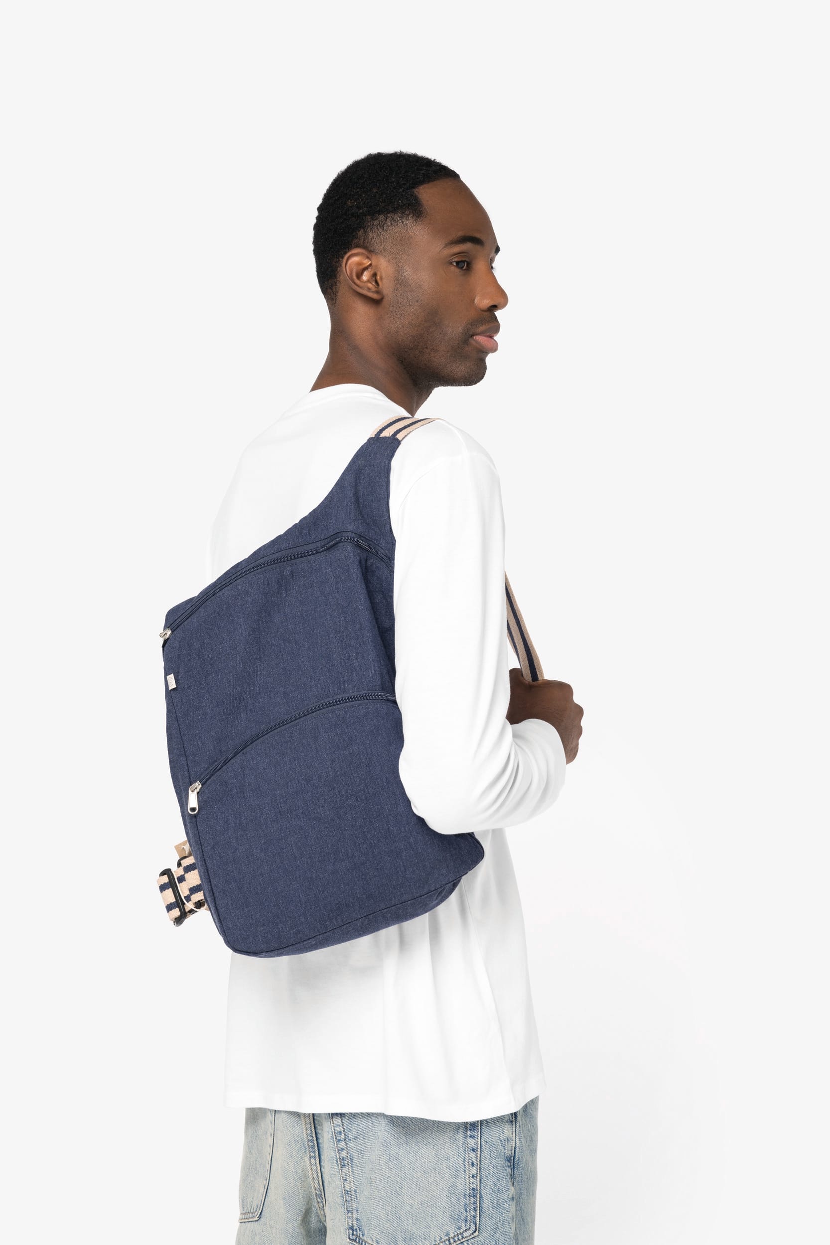 Eco-Friendly Recycled Canvas Backpack – NS120