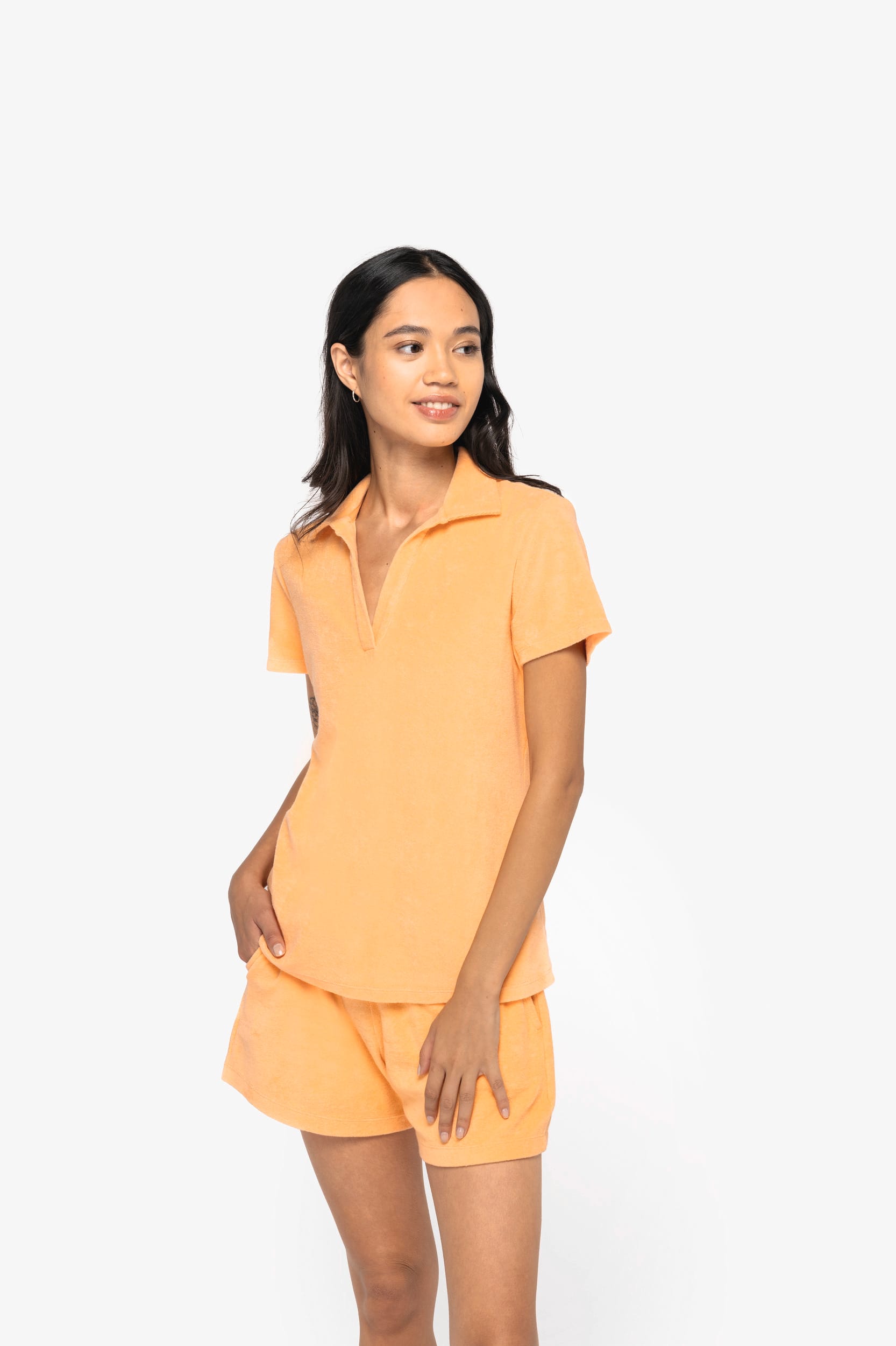 Polo en éponge biologique pour femmes – 210 g/m² – NS228