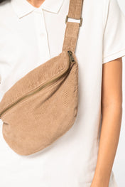 Washed Corduroy Organic Cotton Belt Bag - NS108