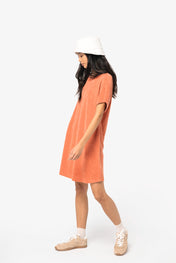 Robe T-shirt en éponge de coton biologique Oversized pour femmes – 210 g/m² – NS5028