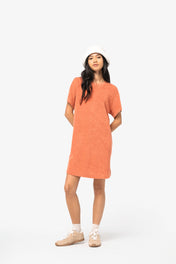 Robe T-shirt en éponge de coton biologique Oversized pour femmes – 210 g/m² – NS5028