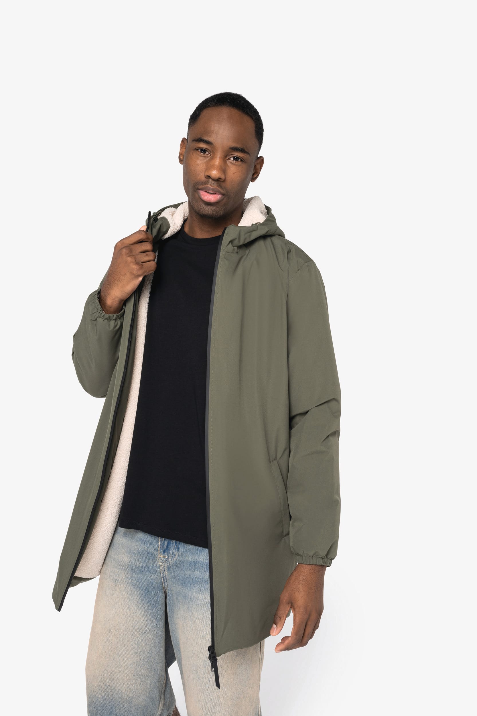 Eco Waterproof Sherpa-Lined Jacket Unisex - NS609