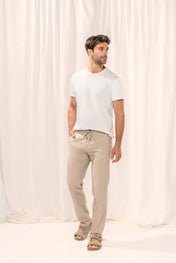 Pantalones de Lino y Algodón Orgánico para Hombre – 170 g/m² | SP708