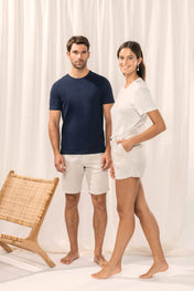 T-shirt unisexe en coton biologique et lin – 150 g/m² | SP325