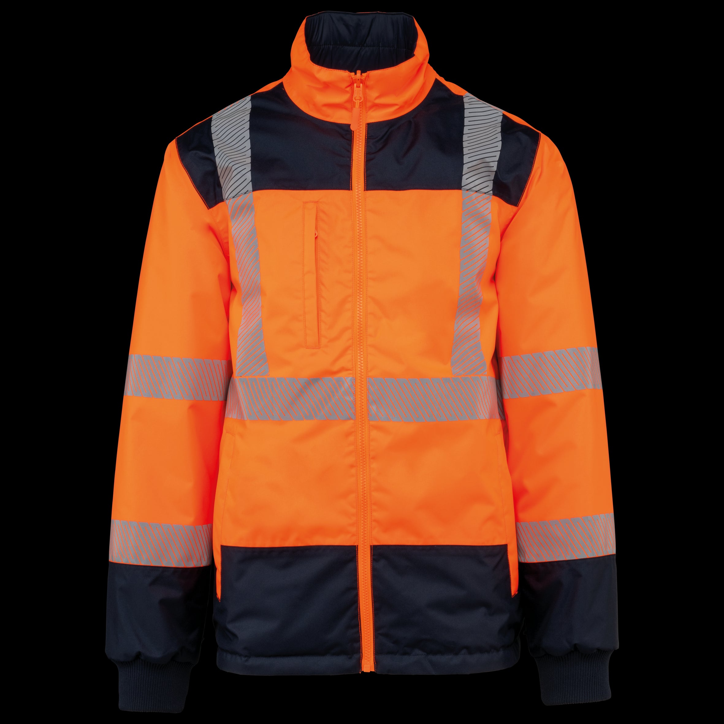 Parka Unisex Reciclada 4 en 1 de Alta Visibilidad – Impermeable | WK660