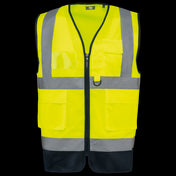 WK. Designed To Work WK618 - Gerecycled Hi-viz Veiligheidsvest met Rits