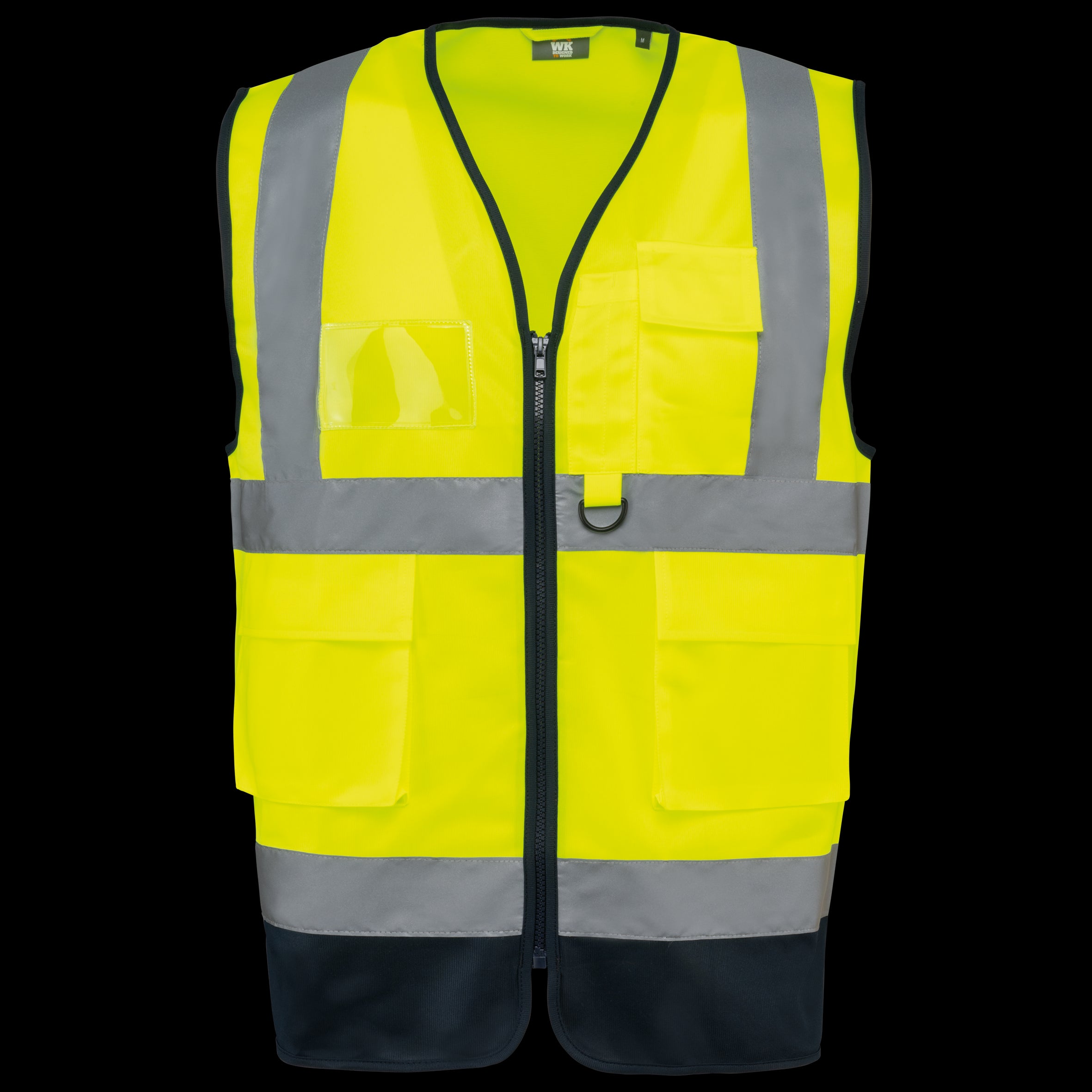 WK. Designed To Work WK618 - Gerecycled Hi-viz Veiligheidsvest met Rits