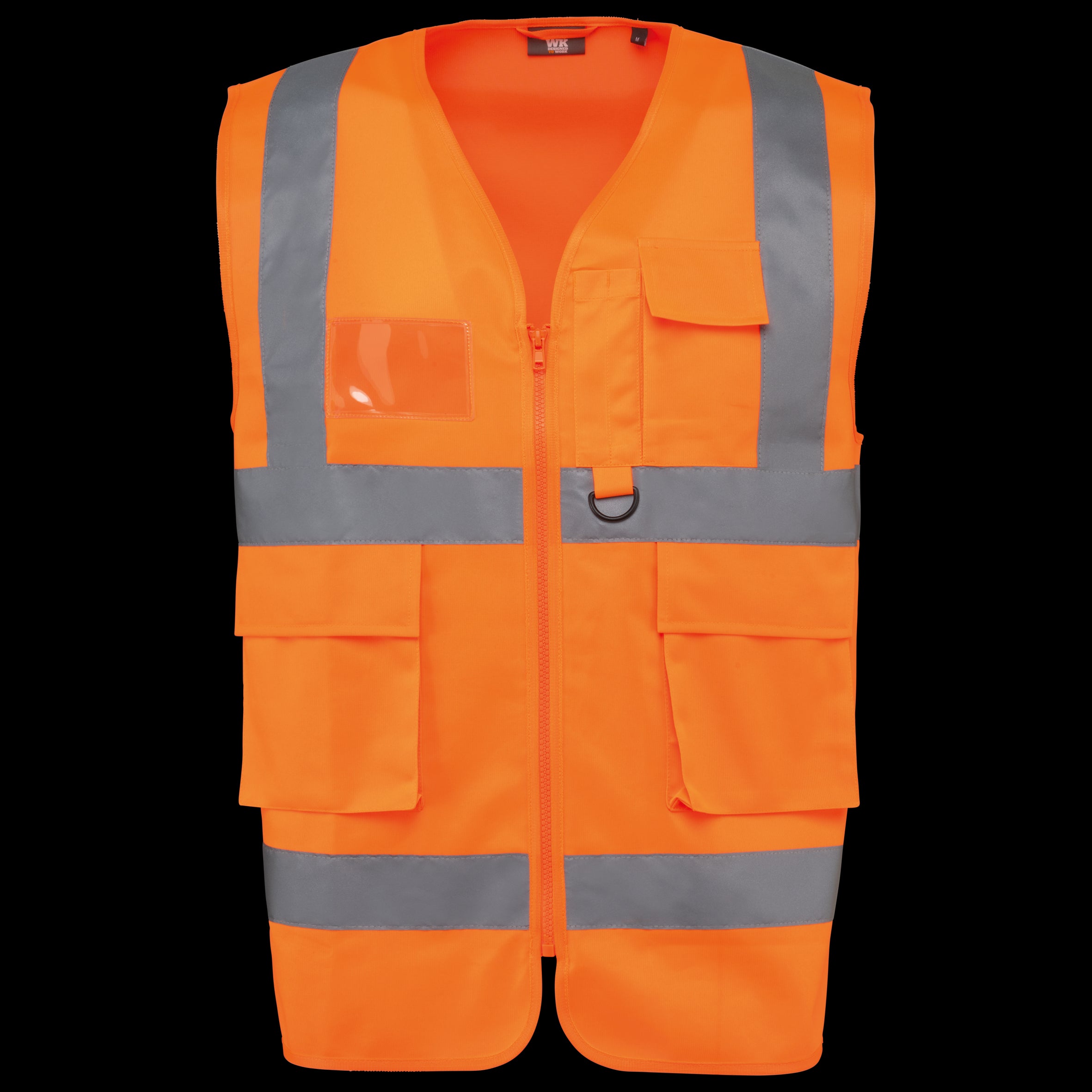 WK. Designed To Work WK618 - Gerecycled Hi-viz Veiligheidsvest met Rits