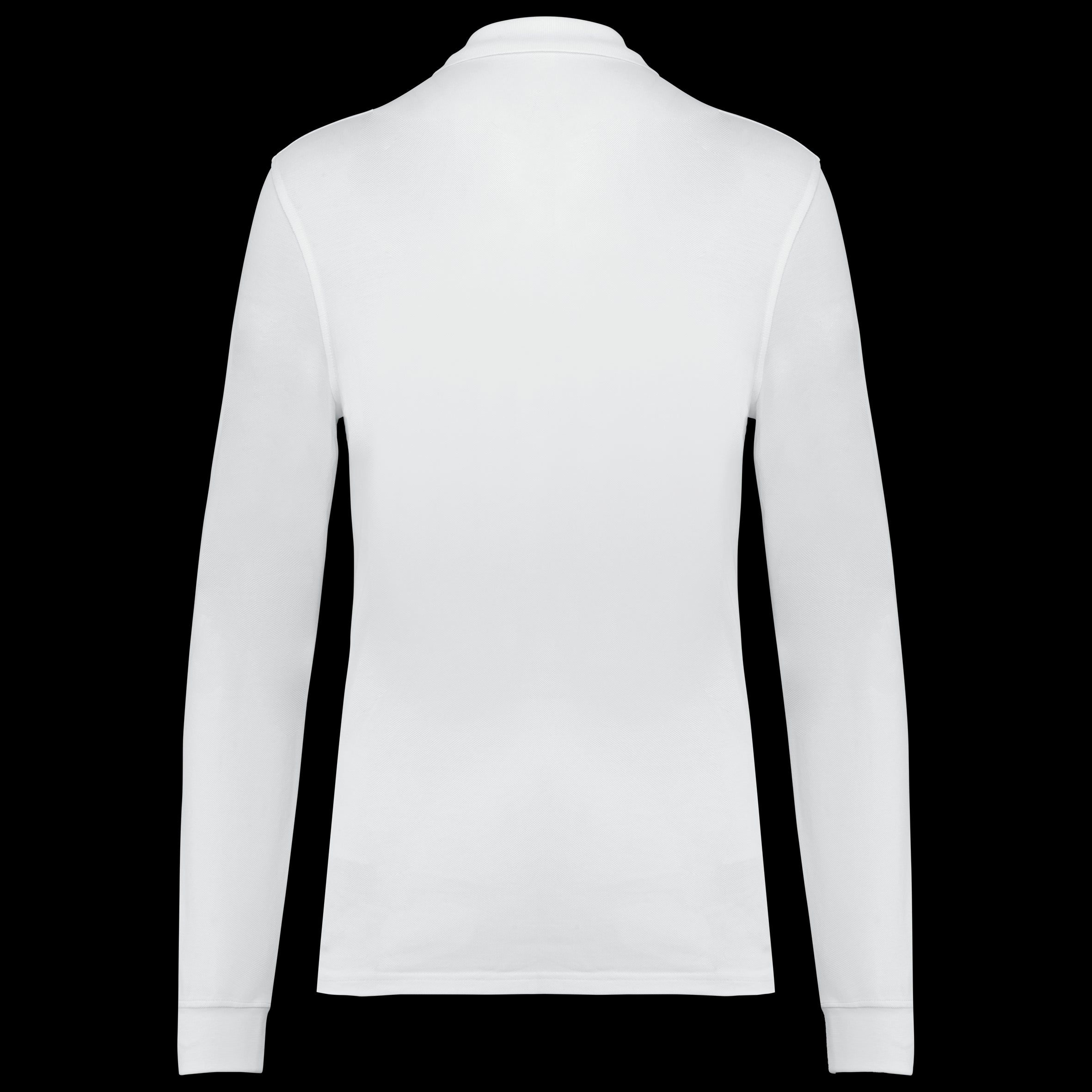 Women’s Long Sleeve Organic Piqué Polo – 180 g/m² | K2028