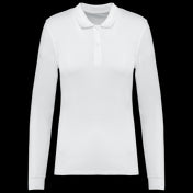 Women’s Long Sleeve Organic Piqué Polo – 180 g/m² | K2028