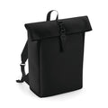 Roll-Top Backpack in Recycled Polyester with Matt PU Coating | BG335