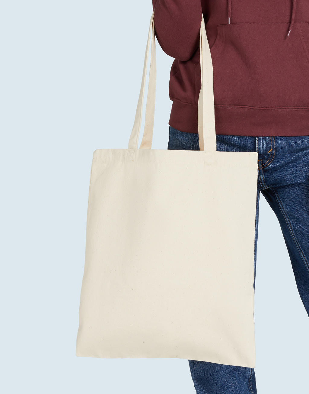 Premium Canvas Organic Tote with Long Handles – 340 g/m² – 67357