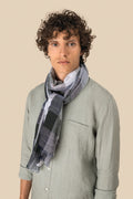 Unisex Woven Cotton Scarf with Fringes | Spasso - SP149