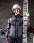 Thermal-Hybridjacke, durchgehender Reißverschluss & Reißverschlusstaschen | 72117