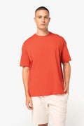 Oversized-Herren-T-Shirt aus Bio-Baumwolle, enzymgewaschen | NS352