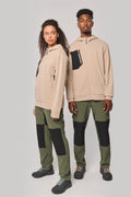 Sudadera deportiva unisex con capucha y cremallera completa de poliéster reciclado | PA349
