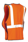 Gilet di sicurezza anti-impigliamento con chiusure a sgancio rapido in poliestere riciclato | R504X