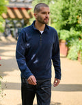 Honestly Made Recycelter Fleece mit Half-Zip - 95617