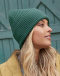 Oversized Beanie mit Umschlag - Gerippt, Recycelt & Anpassbar | 96069