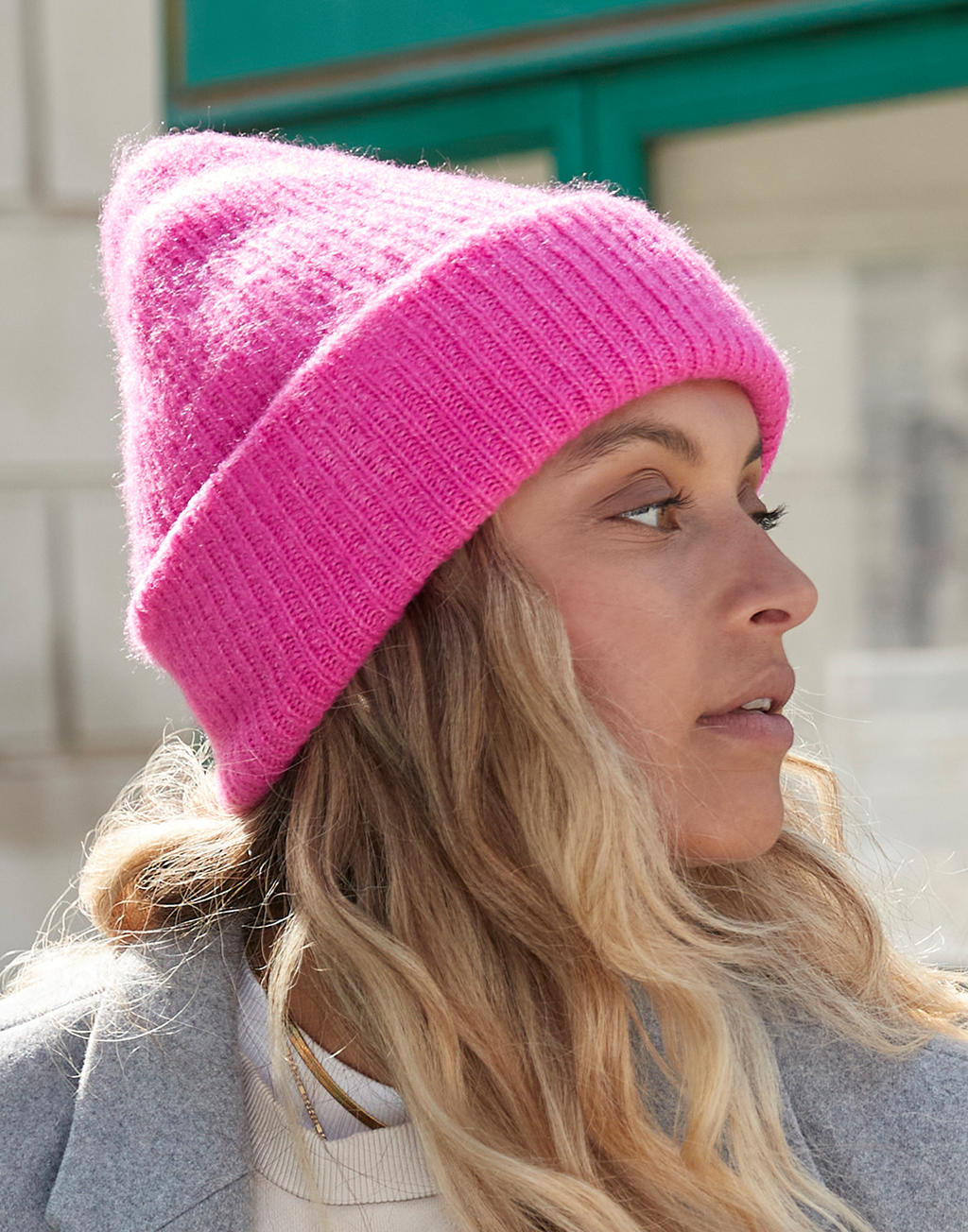 Colour Pop Soft Cuffed Beanie – Recyceltes Garn | B396R
