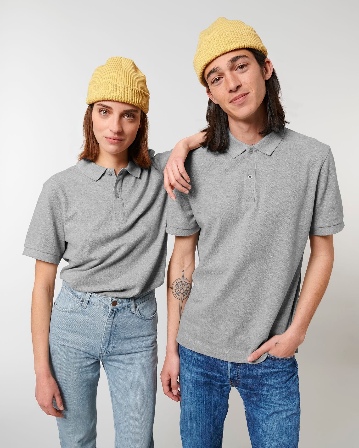 Gerippte Mütze aus Bio-Übergangsmaterial | Fisherman Beanie STAU771