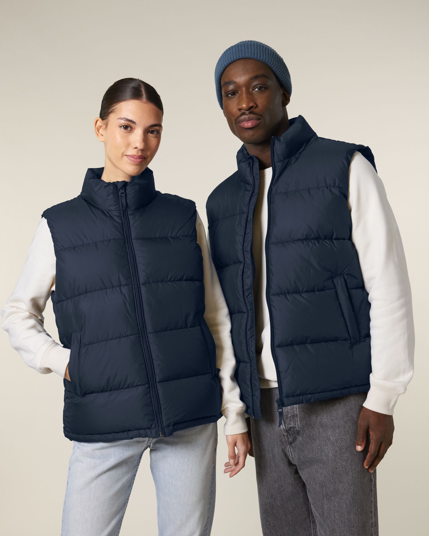 Gilet Unisexe Matelassé Recyclé - 75 GSM | Gilet Matelassé STJU250