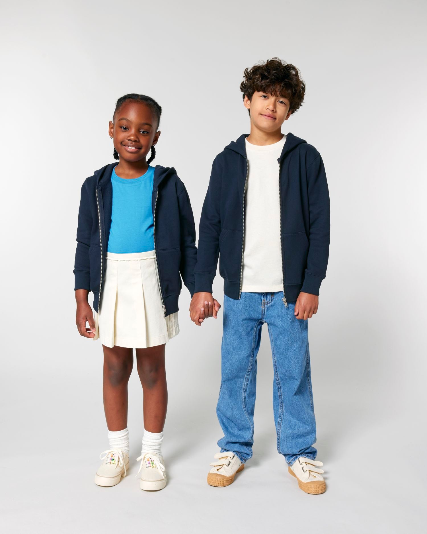 Sweat à capuche zippé en coton biologique pour enfants - 300 GSM | Mini Cultivator 2.0 STSK182