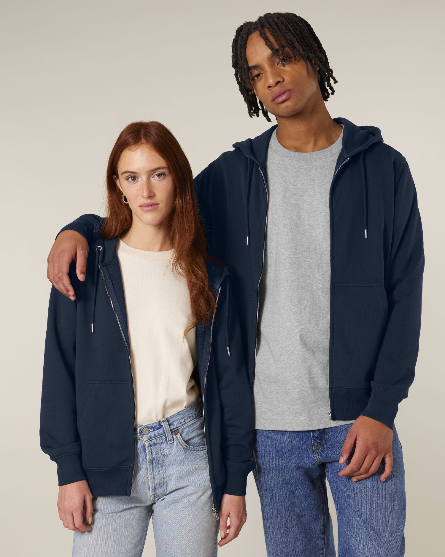 Unisex-Kapuzenjacke aus Bio-Baumwolle - 300 GSM | Connector 2.0 STSU207