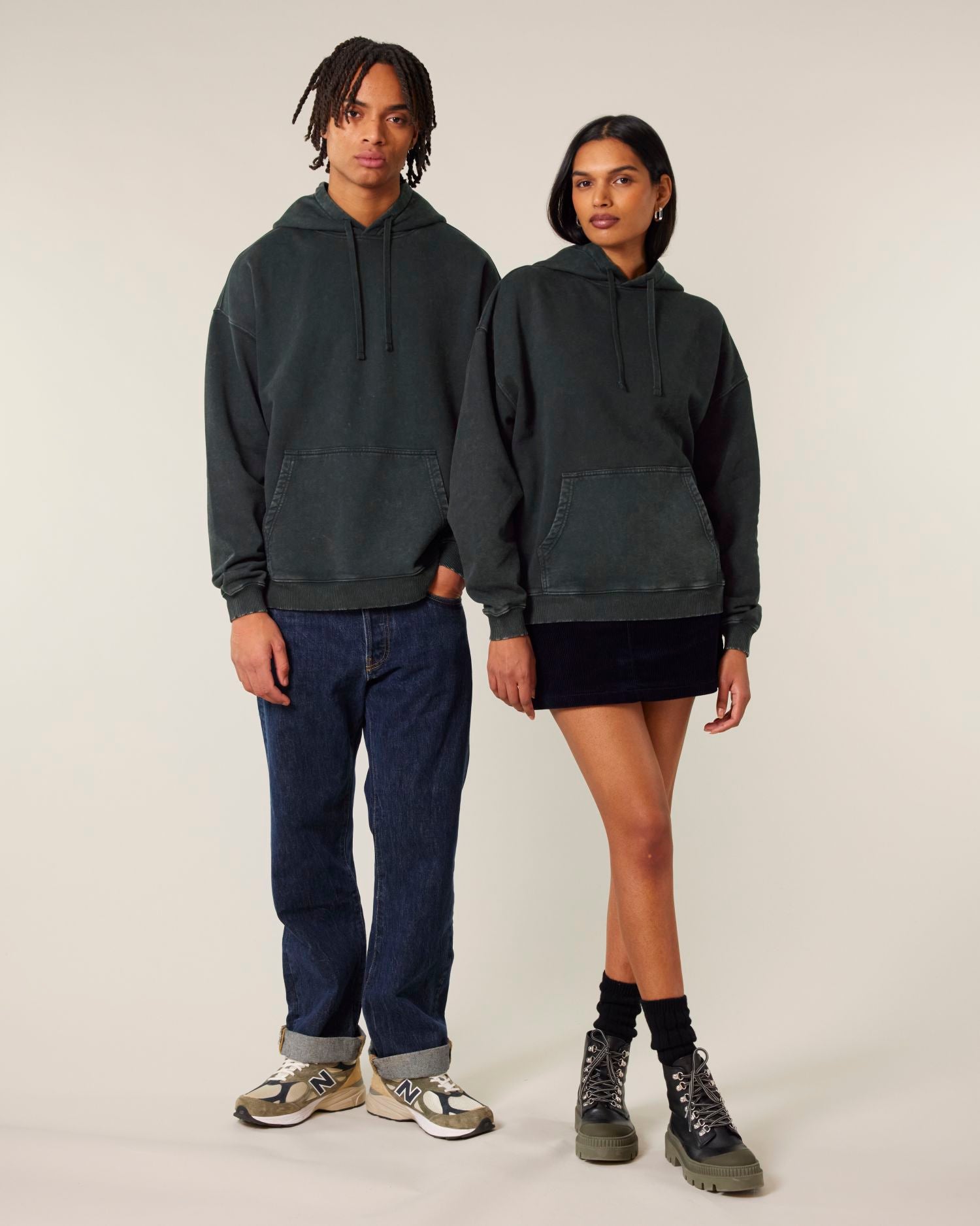 Unisex Organic Oversized Garment Dyed Hoodie Sweatshirt - 380 GSM | Slammer 2.0 Vintage STSU211