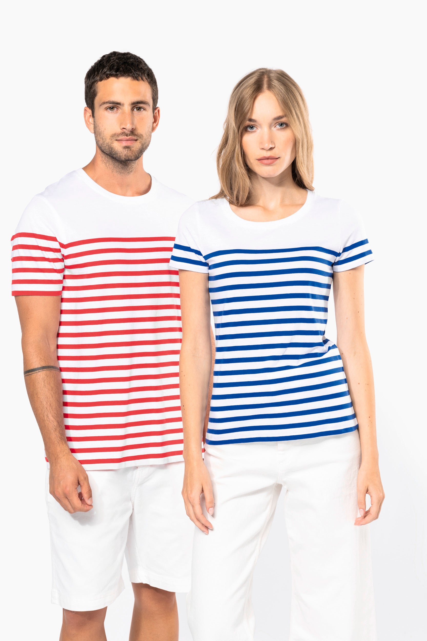 Men's Organic Crew Neck Sailor T-shirt - 160 g/m² - K3033