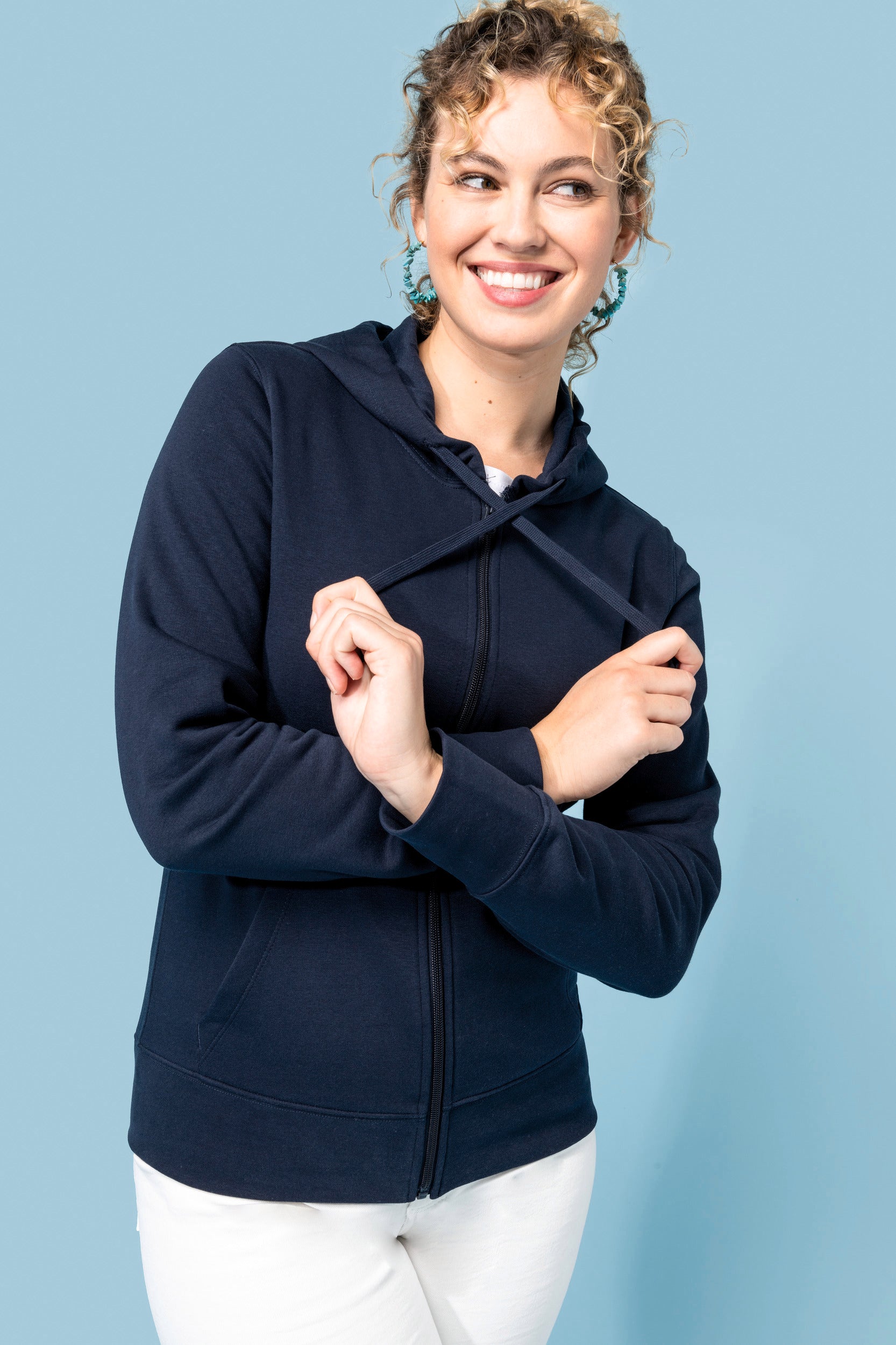 Ladies' Eco-friendly Zip-through Hoodie - 280 g/m² - K4031