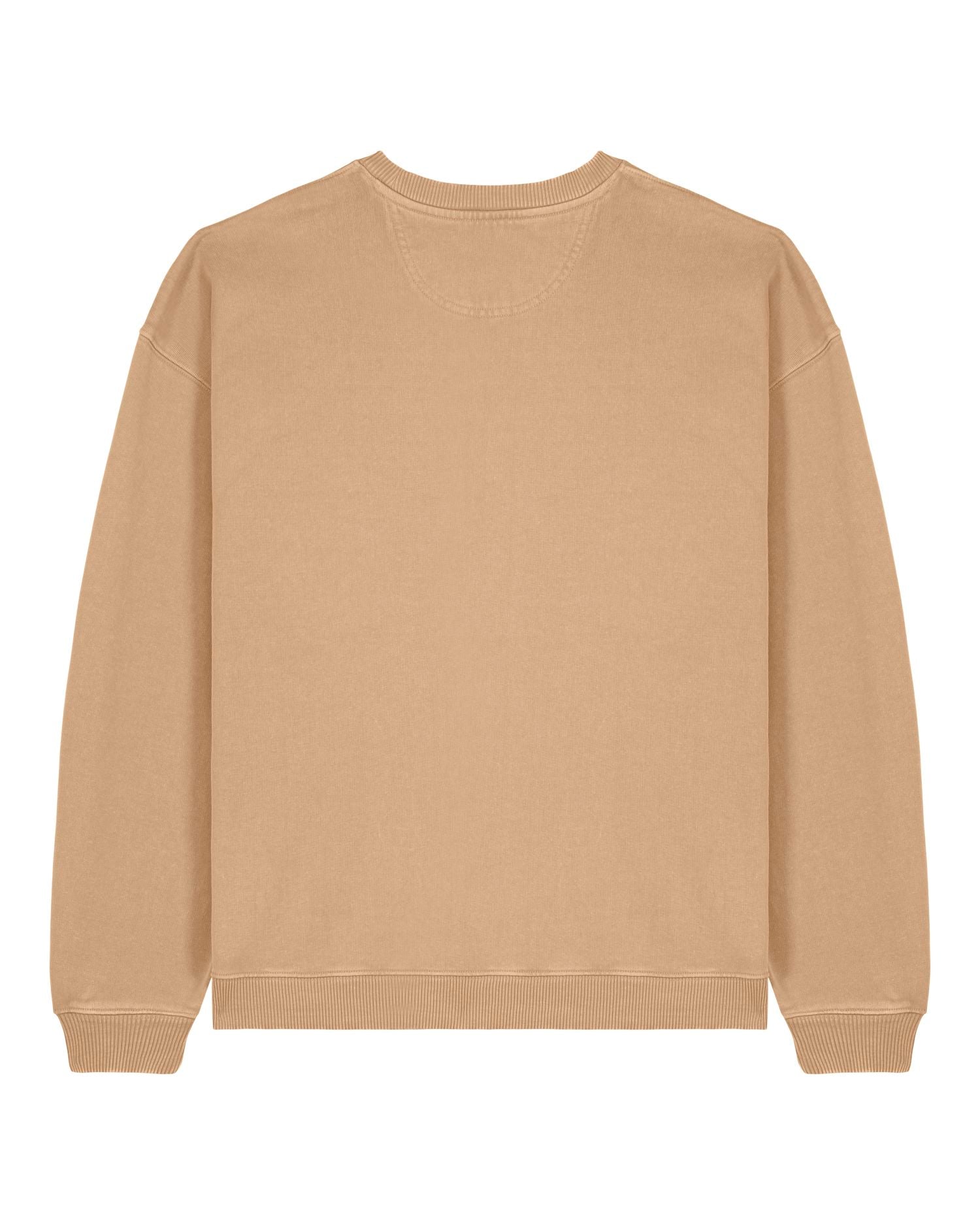 Unisex Organic Oversized Garment Dyed Crew Neck Sweatshirt - 380 GSM | Radder 2.0 Vintage STSU210