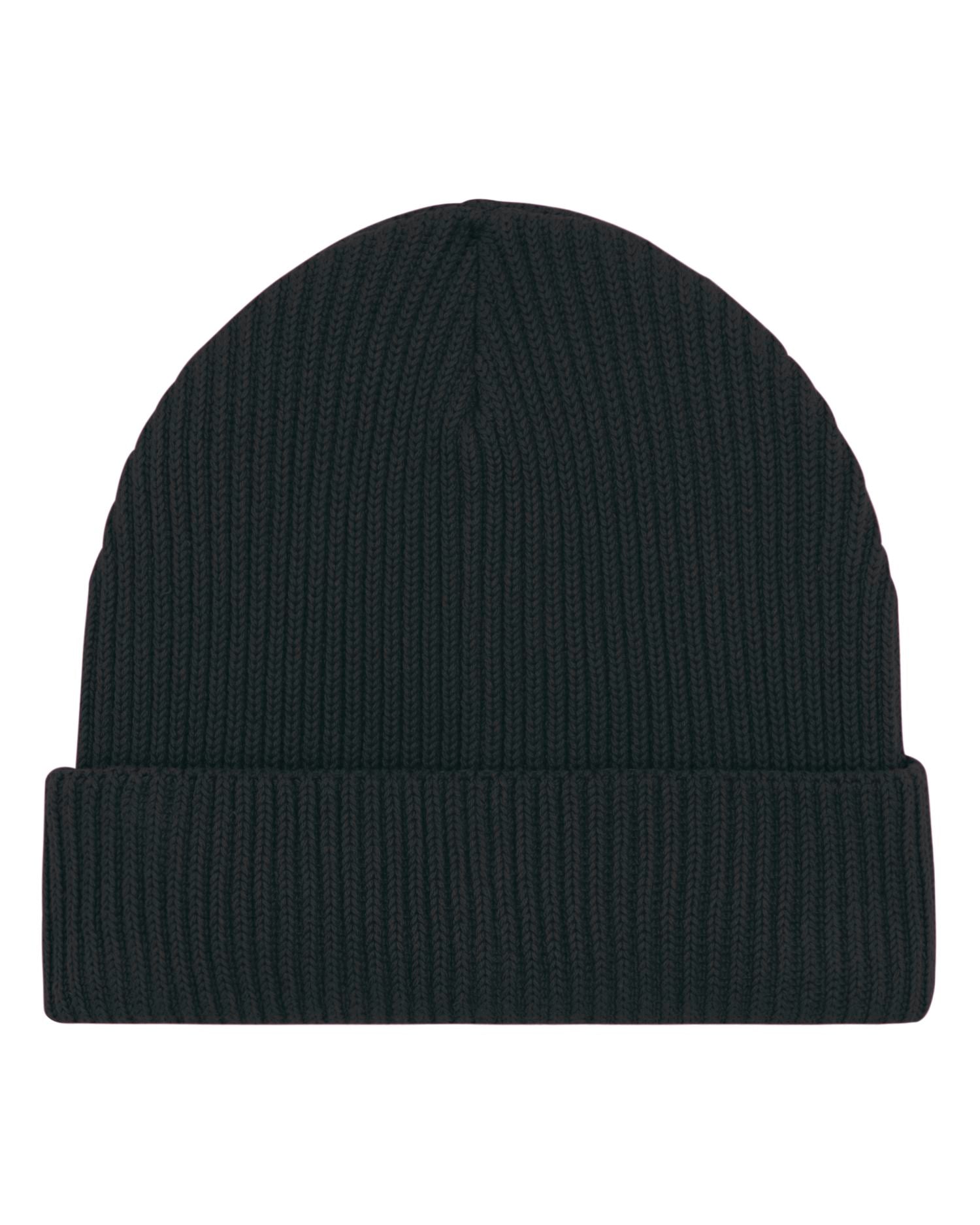Gerippte Mütze aus Bio-Übergangsmaterial | Fisherman Beanie STAU771