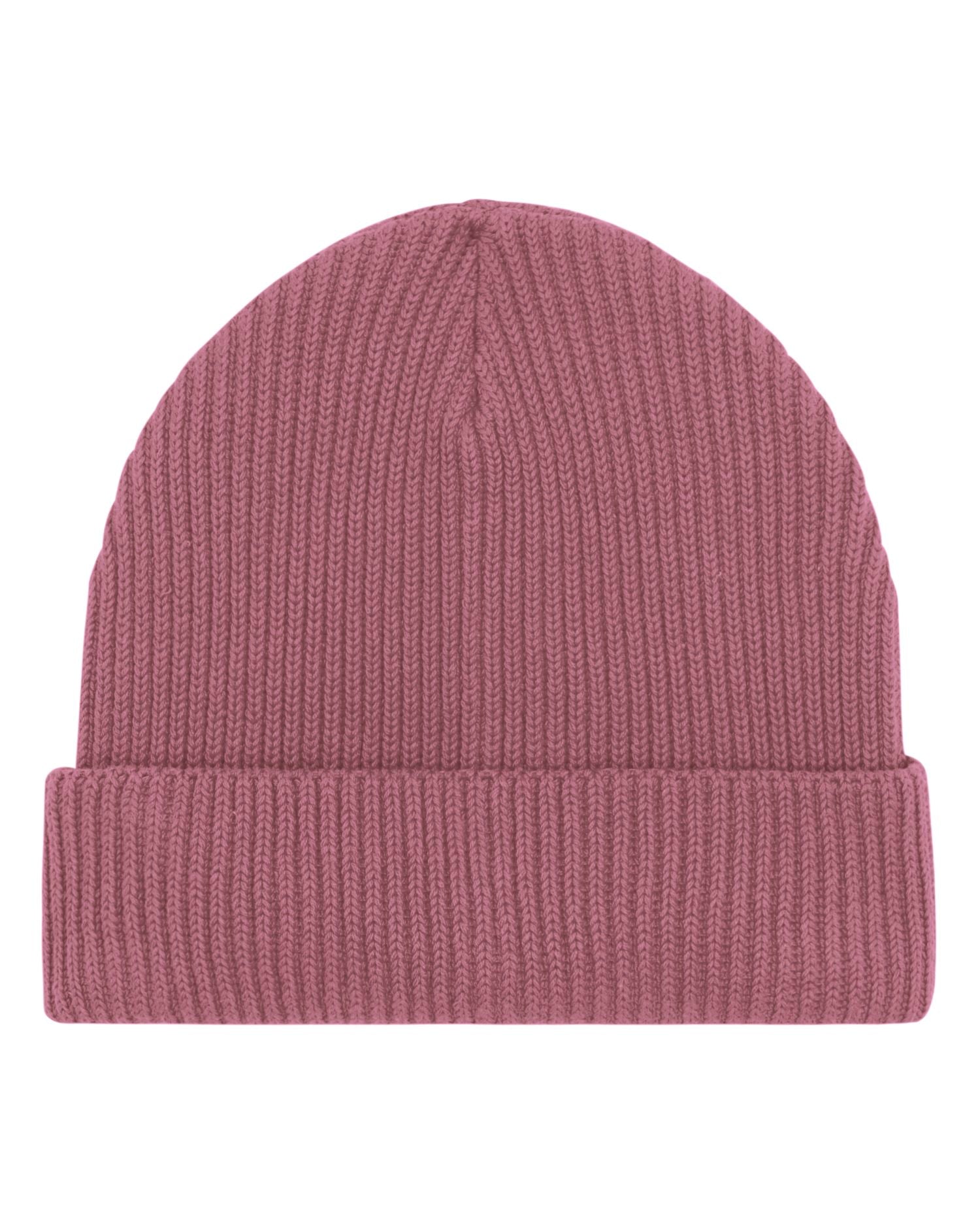 Gerippte Mütze aus Bio-Übergangsmaterial | Fisherman Beanie STAU771