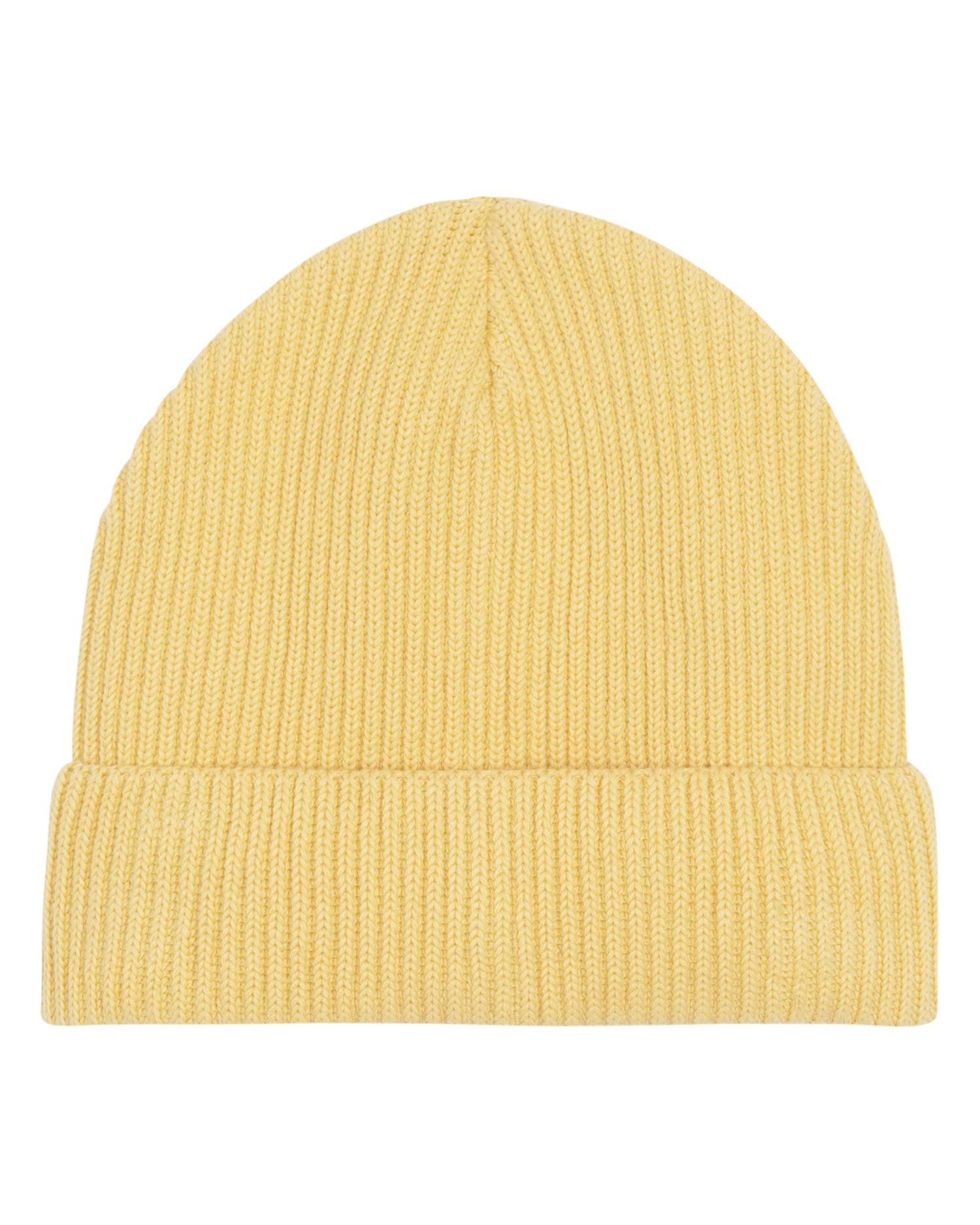 Gerippte Mütze aus Bio-Übergangsmaterial | Fisherman Beanie STAU771