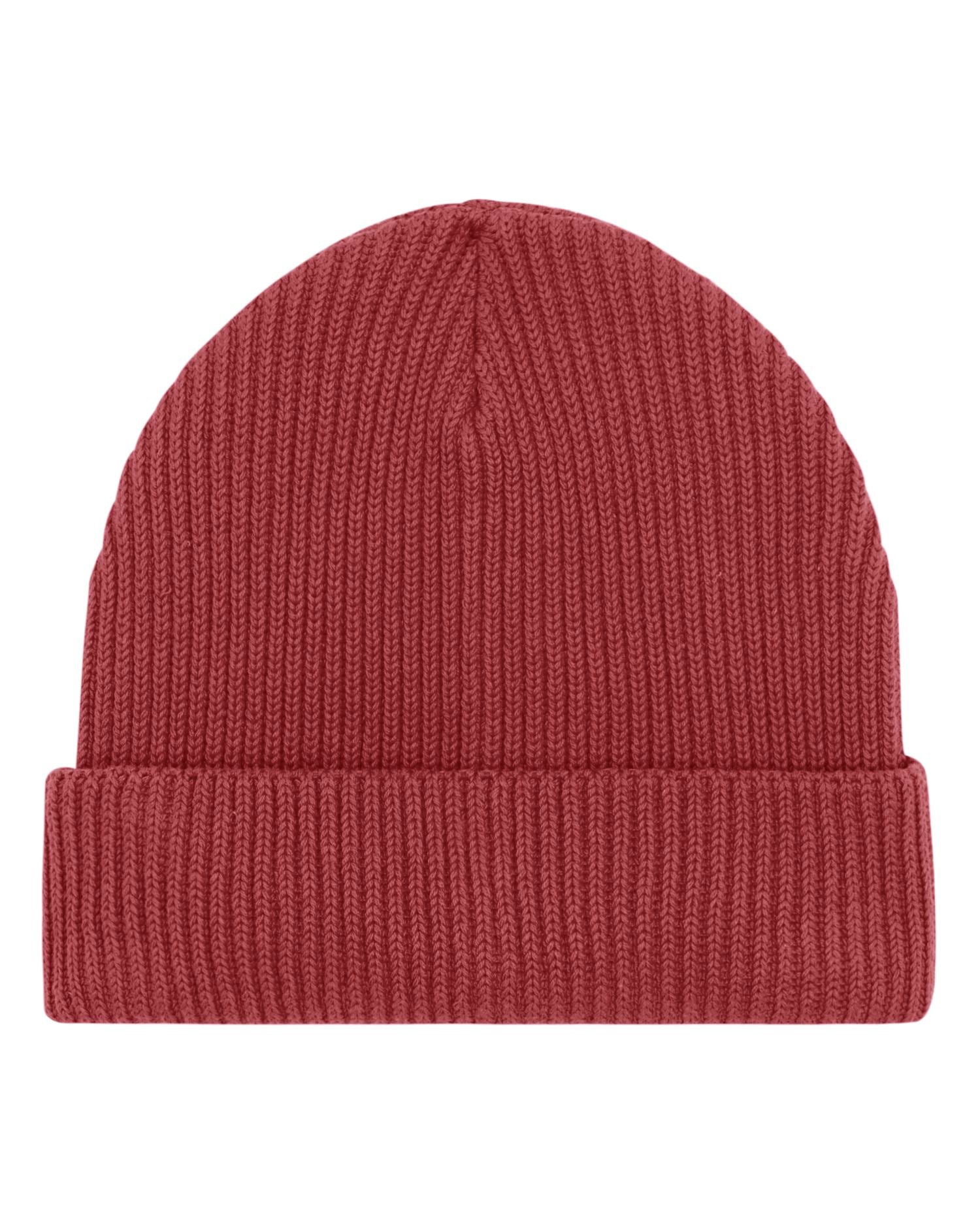 Gerippte Mütze aus Bio-Übergangsmaterial | Fisherman Beanie STAU771