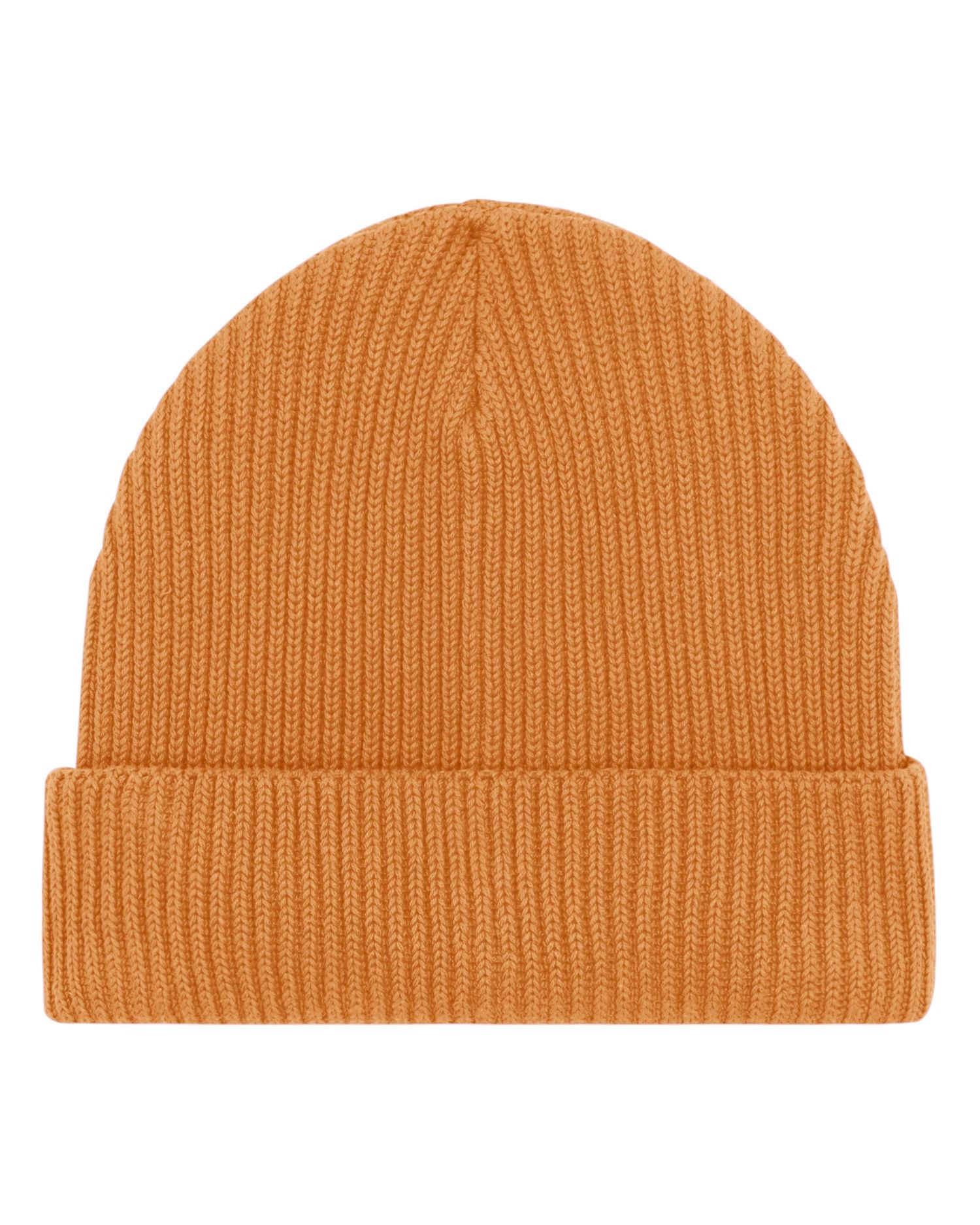 Gerippte Mütze aus Bio-Übergangsmaterial | Fisherman Beanie STAU771