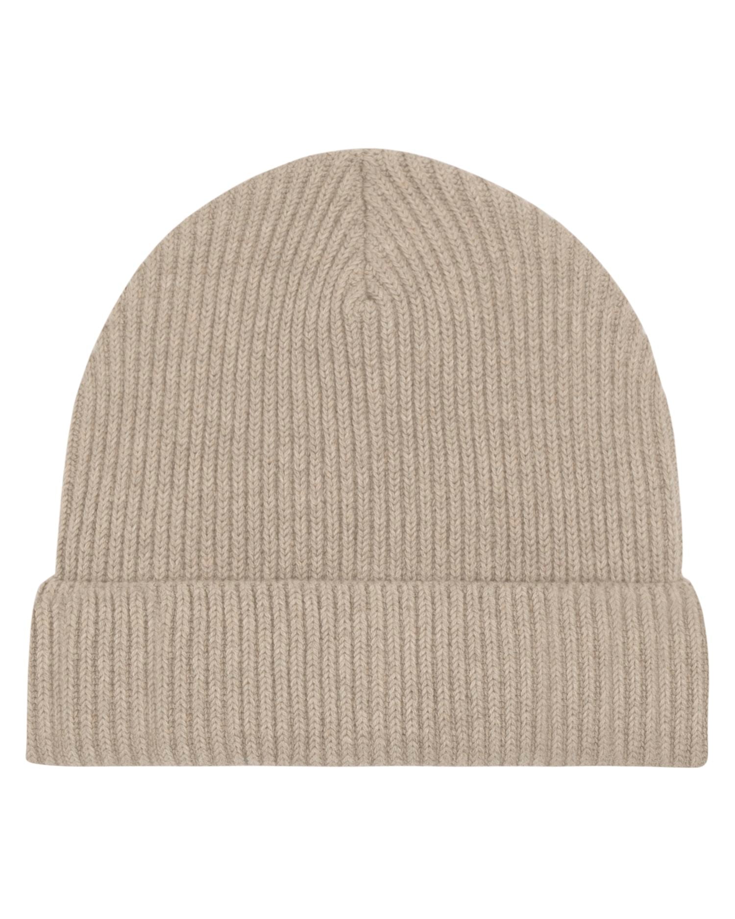 Gerippte Mütze aus Bio-Übergangsmaterial | Fisherman Beanie STAU771