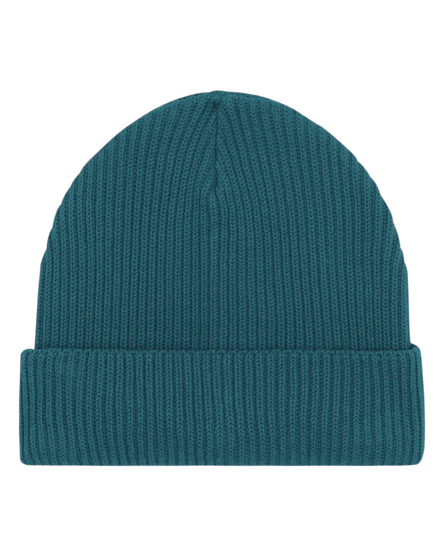 Gerippte Mütze aus Bio-Übergangsmaterial | Fisherman Beanie STAU771