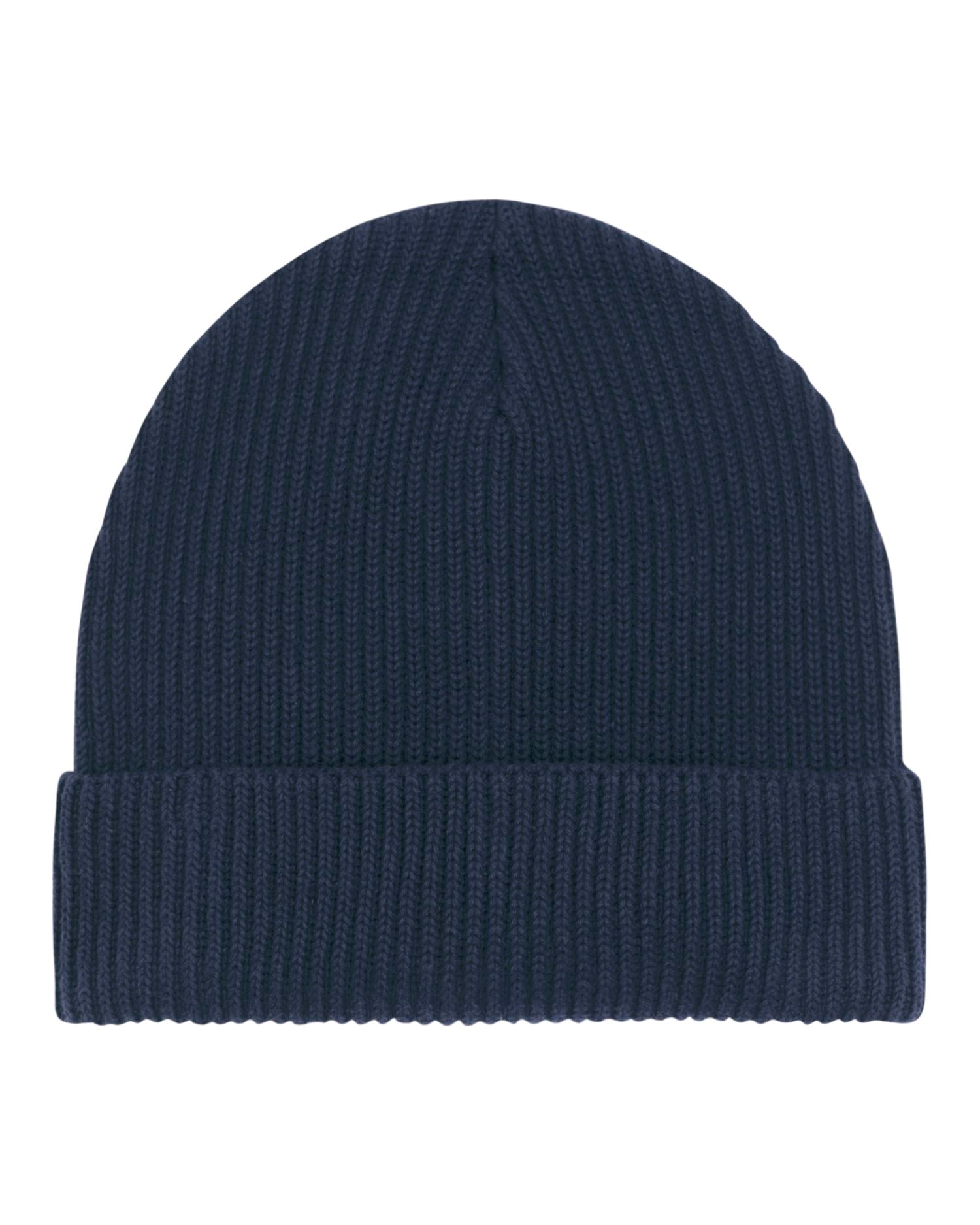 Gerippte Mütze aus Bio-Übergangsmaterial | Fisherman Beanie STAU771